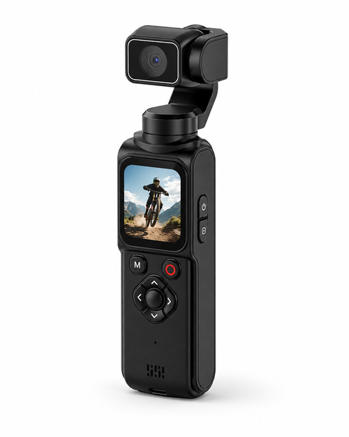 Swifcam pocket 3-axis gimbal camera in black